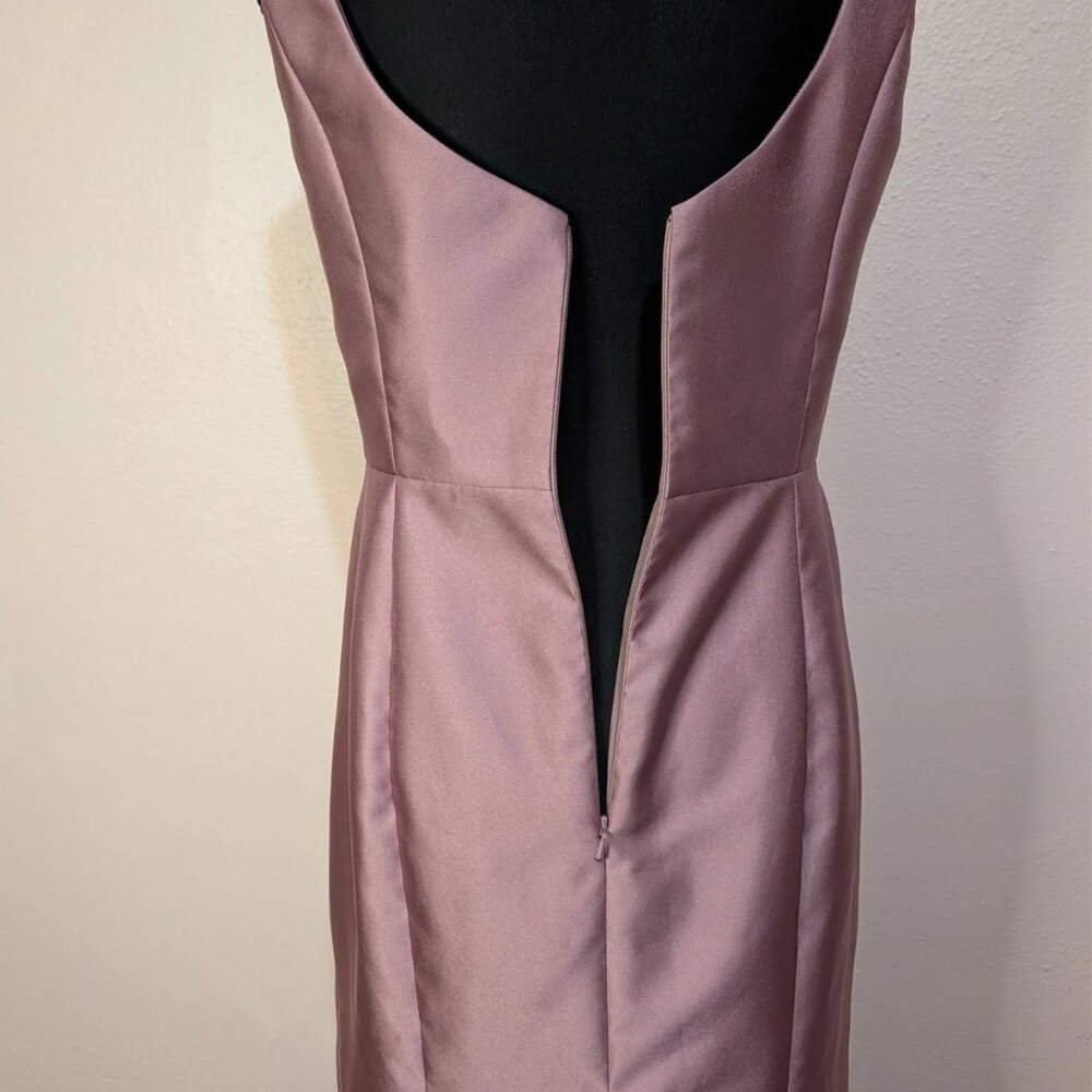 Bella Dusty Rose Pink BB135 Maxi Sleeveless Formal Dress Size 10 - Picture 10 of 15